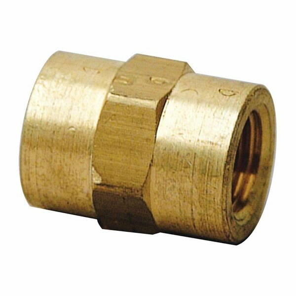 Thrifco Plumbing 1/4 Inch FIP Coupling Brass 9316017